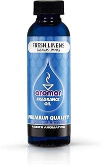 AROMAR Premium Fragrance Oil, Fresh Linens 4oz. Bottle. Long Lasting Aromatic Scent, Fresh and Revitalizing Aromatherapy for Living Room, Bedroom, and Kitchen