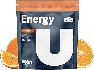 UCAN Energy Powder, Tropical Orange, Keto, Sugar-Free Pre & Post Workout for Men & Women, Non-GMO, Vegan, Gluten-Free, Great for Runners, Gym-Goers and High Performance Athletes (28 Servings, 24.6oz)