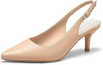Damen Pumps Slingback Spitzenschuhe mit Kitten Heel – Perfekt für Büro, Hochzeiten und Partys