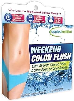 Applied Nutrition Weekend Colon Flush (2 Pack) - Detox and Cleanse Supplement for Digestive Health.