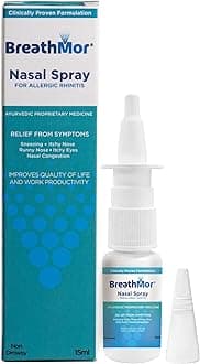 - Nasal spray for ALLERGY | Clinically Backed | Ayurvedic| Cinnamon Bark Extract | Non-Drowsy | Relieves Sneezing, Itchy Nose, Runny Nose, Itchy Eyes, and Nasal Congestion (15ml)