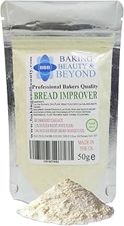 – Baking Beauty and Beyond Professional Mix Improver Powder for Bread - Dough Enhancer for Bread, Grain Dough Conditioner Strengthens Starch and Improves Texture of All Flours, 50g