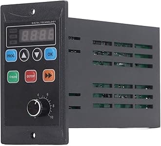Variable Frequency Drive VFD Inverter 1 Phase to 3 Phase 400W Motor Speed Controller with 176V 264V Input for Industrial Machinery Power Regulation