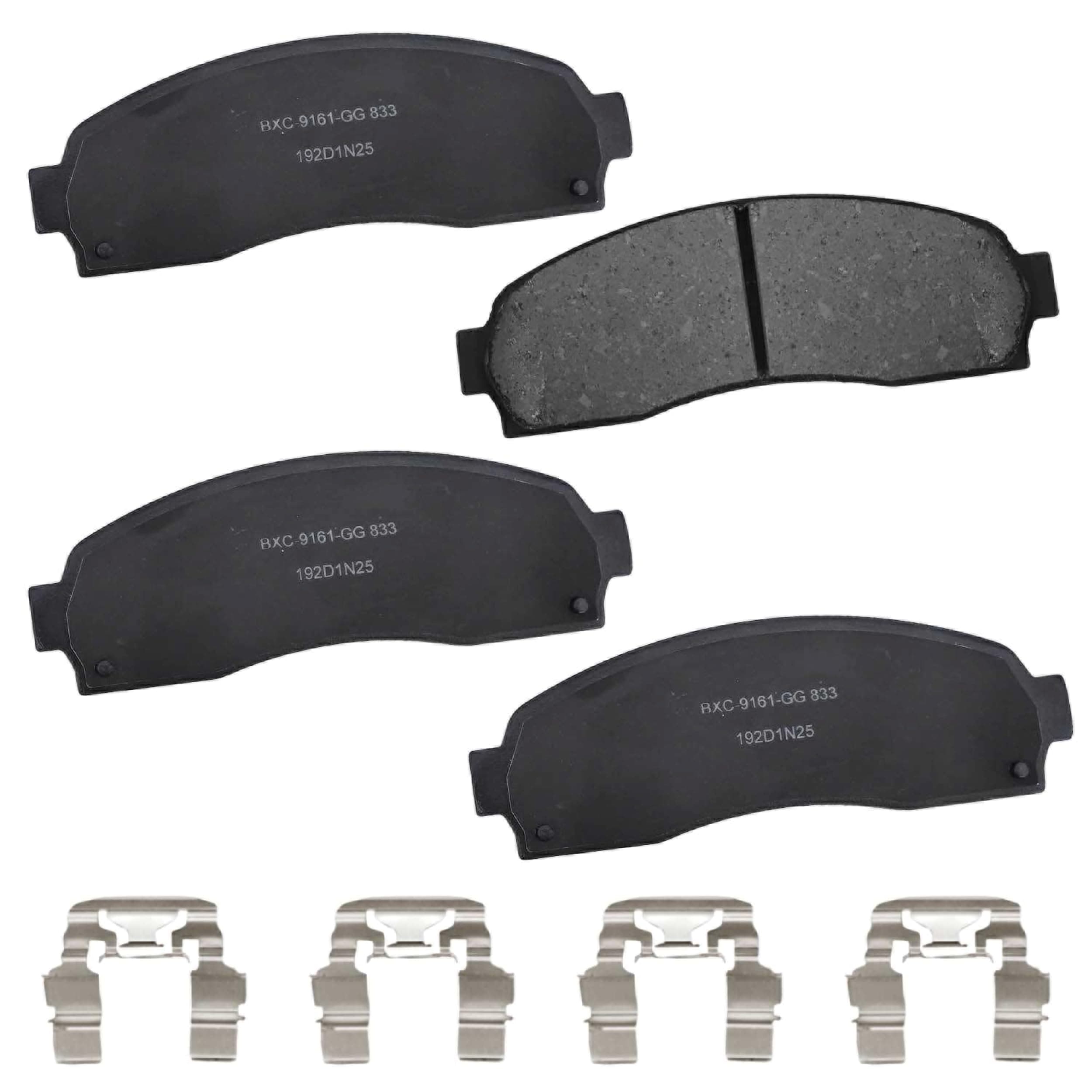 Bendix Premium SBC833 Ceramic Front Brake Pads for Select Models Ford Explorer, Explorer Sport, Sport Trac, Ranger, Mazda B2300, B3000, B4000, Mercury Mountaineer