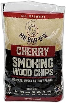 Mr. Bar-B-Q Cherry Wood Chips, Brown