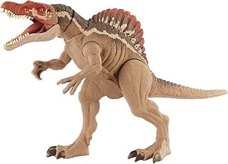 Mattel Jurassic World Bite It! Spinosaurus HCG54 [Total Length: 21.7 inches (55 cm)] [Ages 4 and up] [Present] Brown