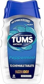 Antacid, Ultra Strength 1000, Peppermint, 72 Chewable Tablets