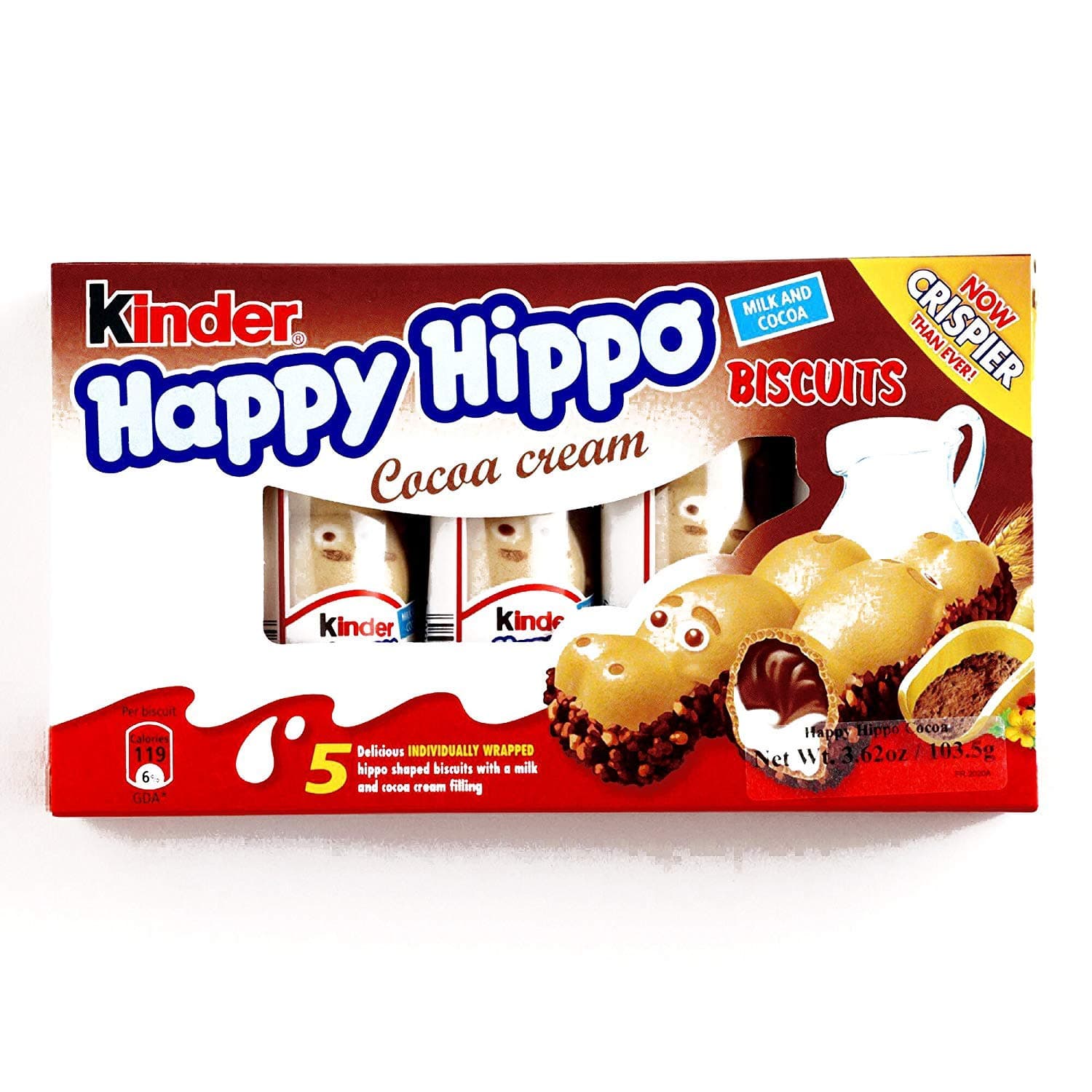 Hippo Cocoa Biscuits 3.62 oz each (2 Items Per Order)