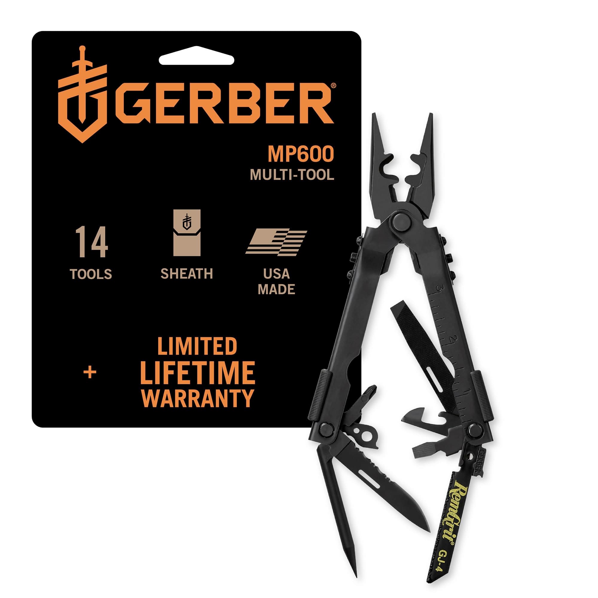 Gerber Gear MP600 Multi-Plier Multitool – Made in USA – Cap Crimper