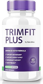 TrimFit Plus Capsules, TrimFit + Advanced All-Natural Formula, TrimFit Plus Keto Tablets, Maximum Strength Keto Pills, Purple TrimFit Plus Powder, Trim Fit Plus Reviews (60 Capsules)