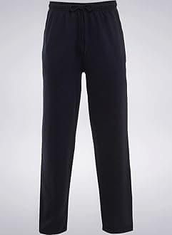 Jogging Pants Mens Tracksuit Bottoms Trousers Casual Mens Joggers for Men UK Zip Pockets Elasticated Open Hem Classic Jog Pants Jog Sweatpants Sports Joggers