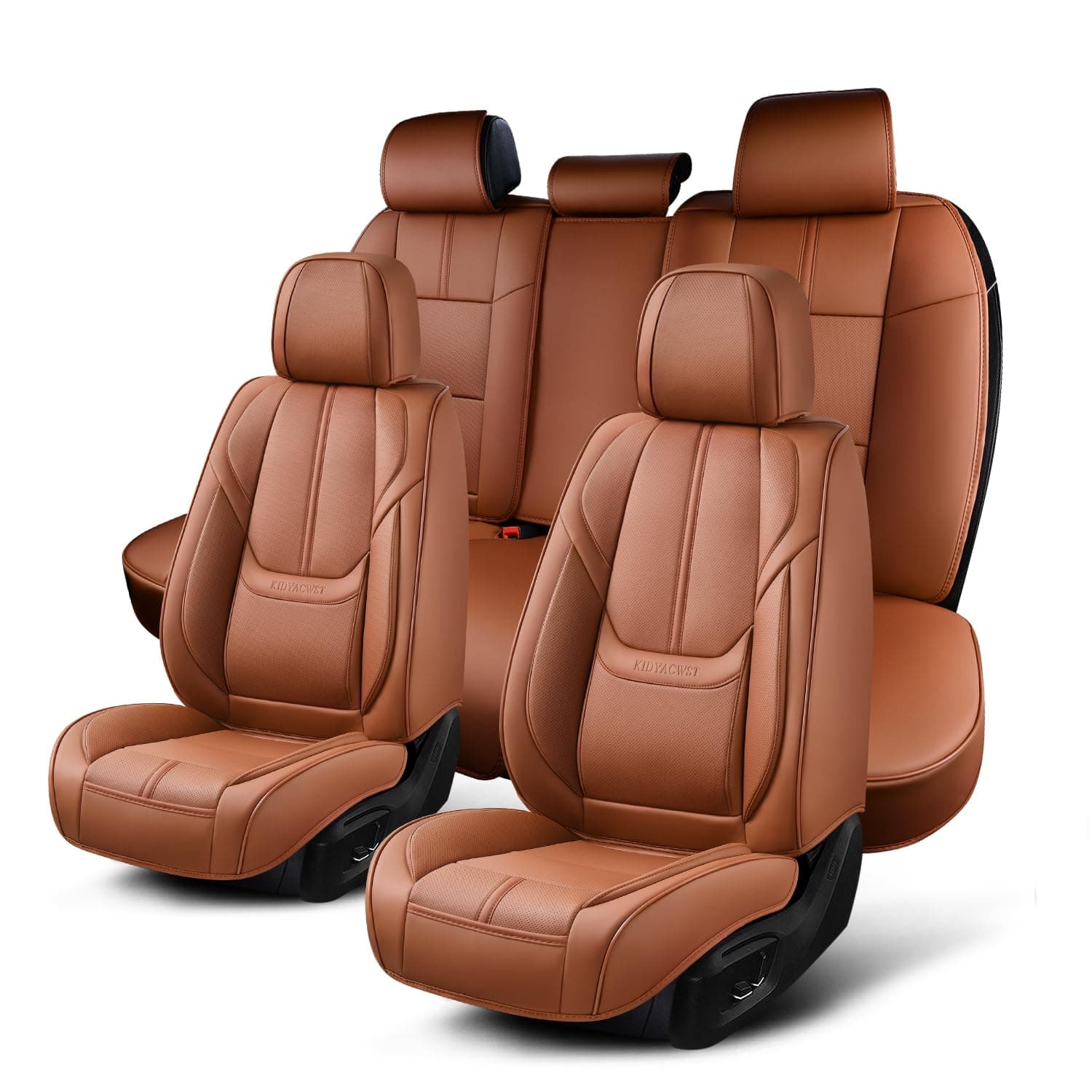 カーシートカバー フルセット ブラウン
