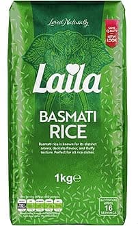 Laila Basmati Rice (Brick Pack) Long Grain 1KG