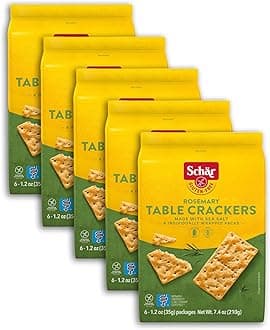 Schar Rosemary Table Crackers 5-Pack