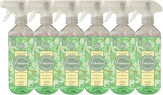 Fabulosa Multi-Purpose Anti-Bacterial Disinfectant Trigger Spray with Long Lasting Fragrance, 500 ml, 6 Pack, Sage and Vanilla