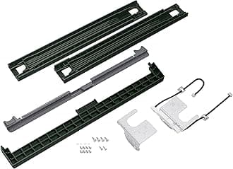 Bespoke Front Load Washer Dryer Stacking and MultiControl Combo Kit, Includes Gap Cover to Fill Space Between Laundry Machines, All Parts Included, SKK-9MCG, Forest Green