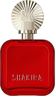Shakira Perfumes - ROJO by Shakira Eau de Parfum For Women - Long Lasting - Powerful, Sensual and Charming Scent - Floral, Spicy and Amber Notes - Ideal for Day Wear - 80 ml