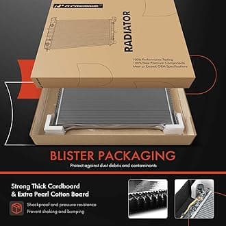 A-Premium Engine Radiator Compatible with Ford Crown Victoria Lincoln Town Car Mercury Grand Marquis 2006-2011 V8 4.6L Manual Transmission