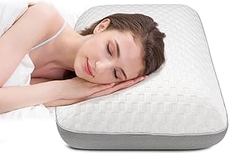 Fityou Memory Foam Pillow for Side, Stomach and Back Sleepers, Ergonomic Neck Pillow for Deep Sleep, with Cooling, Washable Case