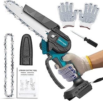 QSDXNYDC Mini Chainsaw 6 Inch for Makita 18V LXT (No Battery), Portable Electric Chain Saw Tool Cordless for Makita BL1850, Small Handheld Chainsaw for Pruning Shear Branch Wood Cutting Tree Trimming