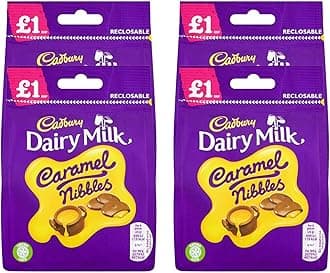 CadburyDairy Milk Caramel Nibbles Bag 95g (Pack of 10)