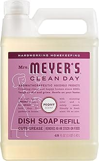 CLEAN DAY Liquid Dish Soap Refill, Peony, 48 fl. oz
