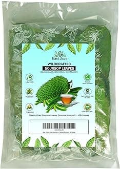 East Java Freshly Dried Soursop Leaves (Annona Muricata) - 400 Leaves