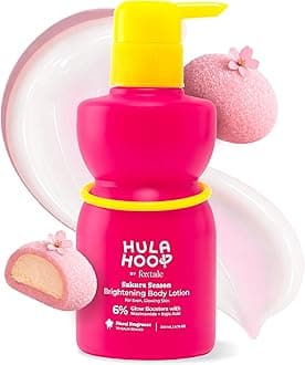 Hula Hoop Brightening Body Lotion by Foxtale| Niacinamide + Kojic Acid + SPF30 | Moisturizes, Brightens, & Even Tones Skin | Prevents Tanning & Sun Damage | Light & Grease-Free | 200ml