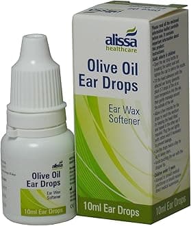 Alissa 1 x Olive Oil Ear Wax Drops Softens Removes Wax 10ml (1 Pack)