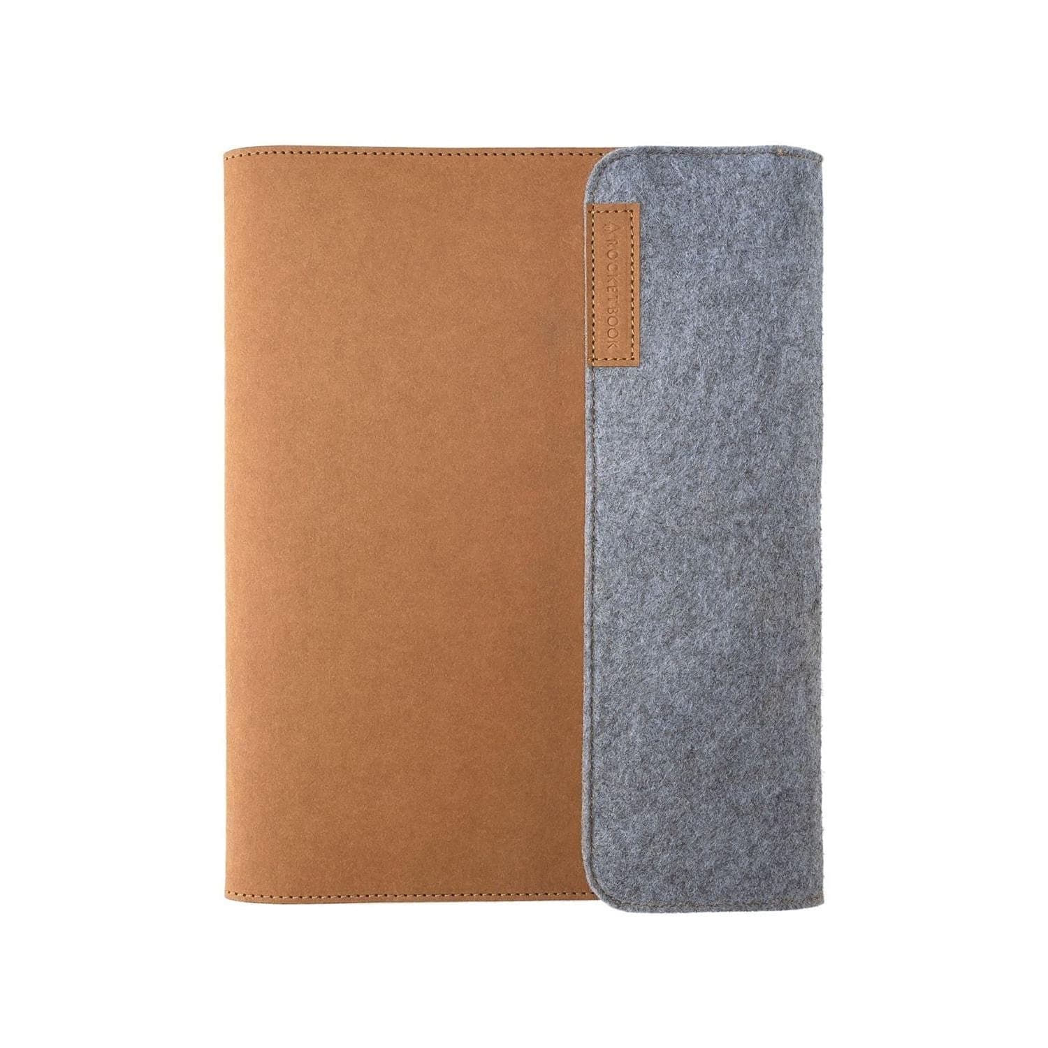 Smart Notebook Folio Cover - 100% Recyclable, Biodegradable Cover with Pen Holder, Magnetic Clasp & Inner Storage - Mars Sand Tan, Executive Size (15.2 cm x 22.4 cm)