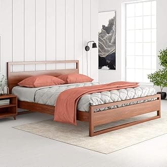 Ferrovilla King Size NS 20 Sheesham Wood Bed for Bedroom with 2 Years Warranty | Office Furniture | Living Room Cot | Wooden Bed | Daybed |Traditional Beds | Bedroom Furniture |