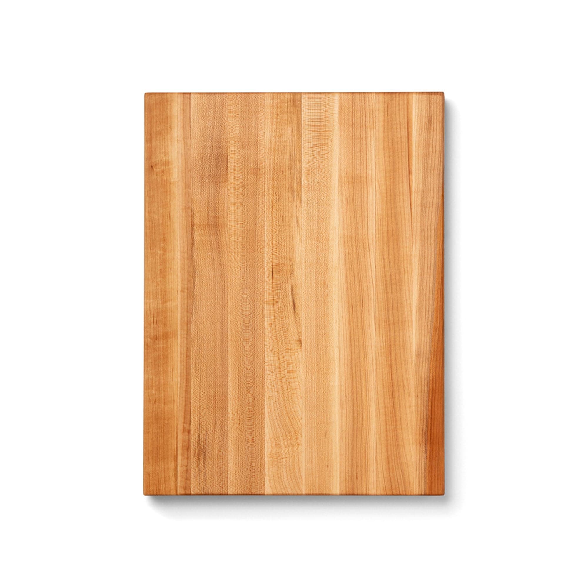 R-Board Series Rectangular Wooden Maple Cutting Board 20”x15” – 1.5” Thick, 12-lb Reversible Butcher Block with Edge-Grain & Finger Grips – Made in the USA