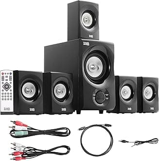 Acoustic Audio AA5171 5.1 Surround Sound Bluetooth Home Entertainment System