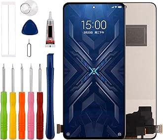 [Not Support Fingerprint ] Duotipa TFT LCD Display Touch Screen Digitizer Assembly Replacement for Xiaomi Black Shark 4 Pro Black Shark PRS-H0 6.67'' with Technical Repair Tools Kit