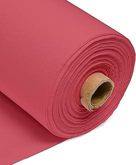 Rose 100% Cotton Plain Fabric – 60 Inch 150cm Wide 150GSM Material - Sewing, Dressmaking, Quilting, Curtain Linings, Pillowcases & Totes by Discount Fabrics LTD - 10Metre