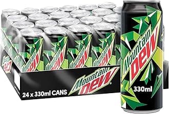 Mountain Dew, Carbonated Soft Drink, Cans, 330Ml X 24