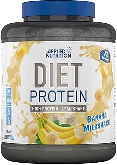 Diet Whey - High Protein Powder Supplement, Low Carb & Sugar, for Weight Management with CLA, L Carnitine, Green Tea (1.8kg - 72 Servings) (Banana Milkshake)