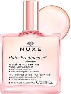 NUXE Huile Prodigieuse Floral - Organic All-in-One Oil for Body, Face & Hair. Radiant Looking Glow and Skin Hydration