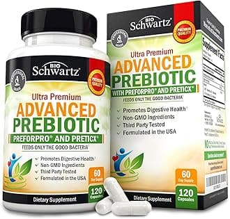 Advanced Prebiotics for Digestive Health - Fast Acting Gut Health Supplement with Clinically Validated Prebiotics for Women & Men for Healthy Gut Flora Bloating & Immune Support - 2 Month Supply