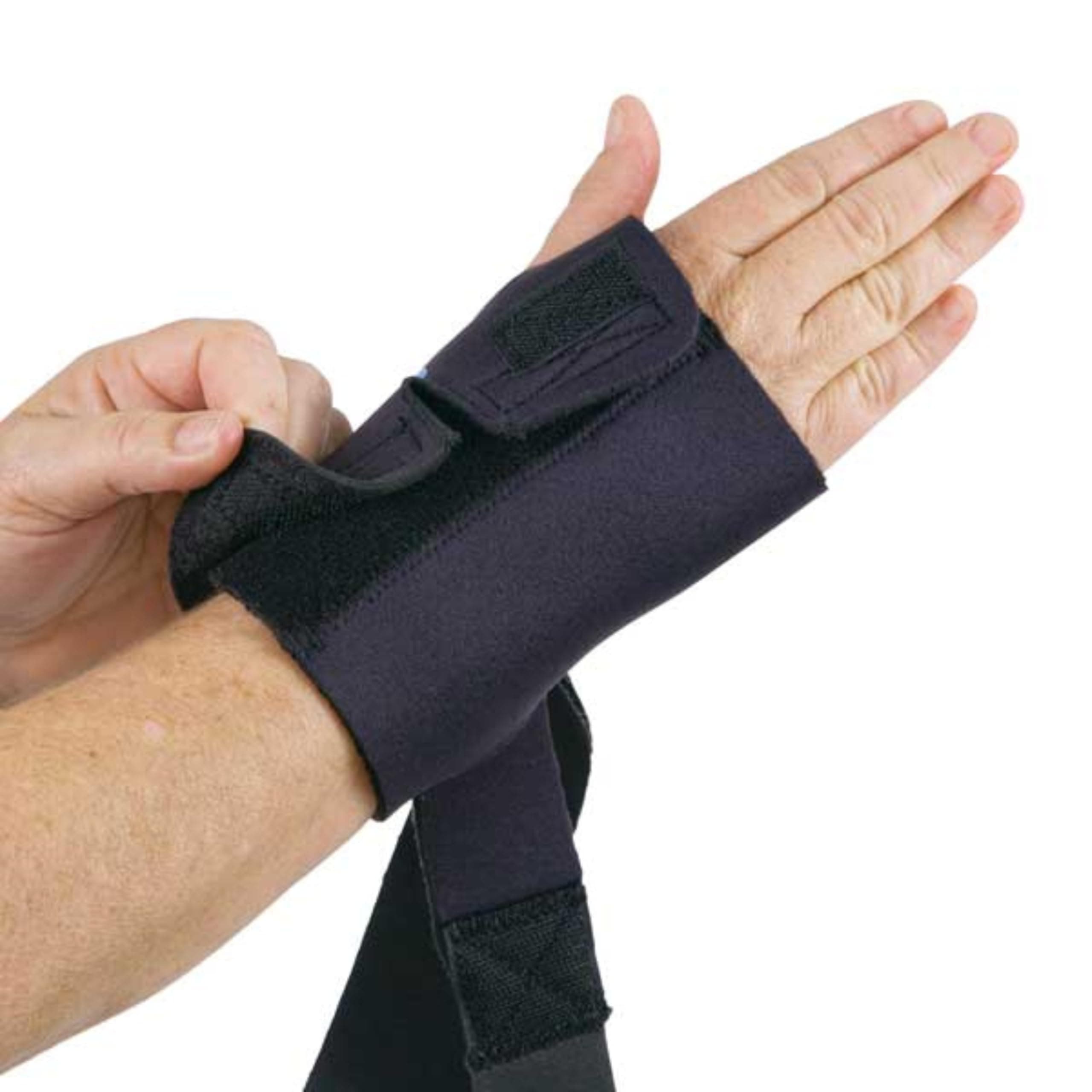 Ulnar Booster Support Provides Compression for Ulnar Sided Wrist Pain. TFCC Tear Triangular Fibro-Cartilage Complex Injuries, Tendonitis or Repetitive Use Injury. Right Small in Black