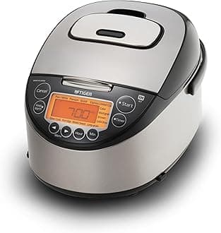 Corporation Tiger JKT-D10U 5.5-Cup (Uncooked) IH Rice Cooker, black & stainless steel