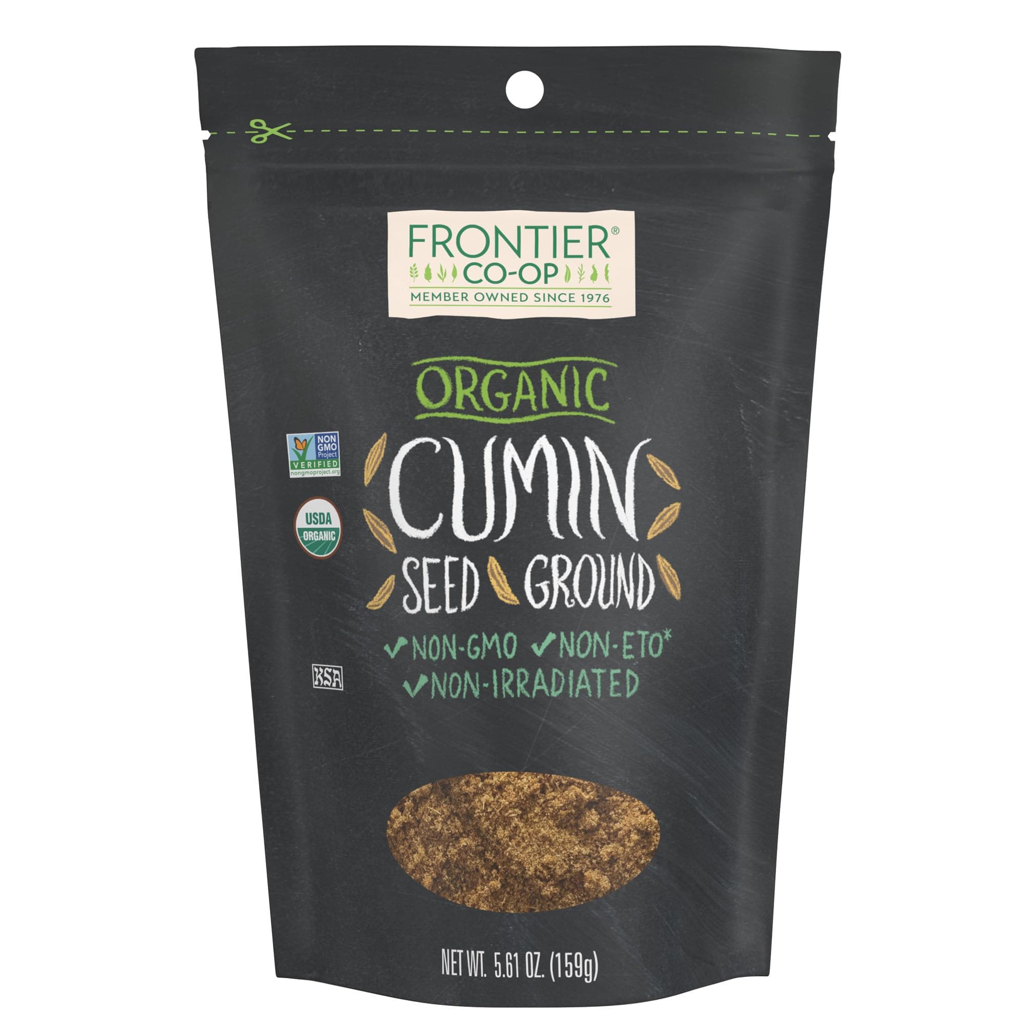 Frontier Co-op Organic Ground Cumin Seed 5.61oz Cumin Powder