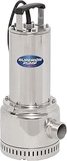 Superior Pump 91197 Stainless Steel Utility Pump