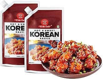 Indo-Korean Hot & Sweet Sauce | Bold Gochujang Twist with Indian Spices | Stir Fry, Dip, Marinade | No Artificial Colours | Vegetarian, 2 x 150g