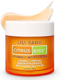LILY SADO CITRUS KISS™ Vitamin C Moisturizer - Anti-Wrinkle Natural Vegan Daily Face Moisturizing Lotion - Hydrates, Softens, Firms & Tones for Healthy, Glowing & Radiant Skin. For Women & Men