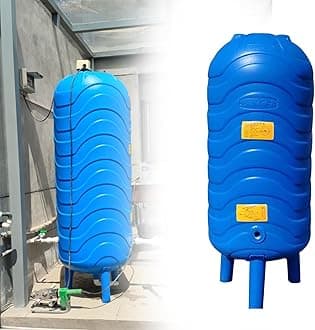 PE Plastic Pressurized Water Tank 250L/ 200L/ 150L/ 130L/ 120L/ 100L/ 50L, Expansion Pressure Tank for Residentia/Garden/Hot Water Heater, Pressure Well Water Containers Tower for Well Pump ( Size : 5