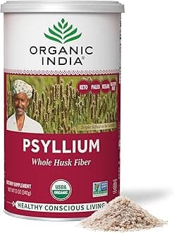 Organic India Whole Husk Psyllium (12oz)
