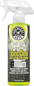 Chemical Guys Foaming Citrus Fabric Clean Carpet & Upholstery Cleaner - Car Carpet Cleaner Spray for Seats and Floor Mats, Removes Stains &Odors, Safe for Cars, Home and Office, 16 oz Citrus Scent