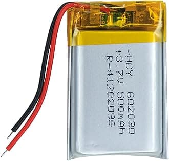 Electronic Spices 500mAh 3.7V Single Cell Rechargeable LiPo Battery (HCY-602030)