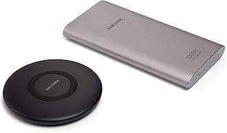 Samsung Original Power Up Bundle with QI Wireless Charger Pad and Ultra 10,000 mAH Power Bank, Fast Charging for QI Enabled Devices Compatibility includes Note 9, S8, S8+, S9, S9+, S10, S10+ and S10e